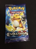 XY Evolutions 2016 Pokemon 10 Card Booster Pack - CHARIZARD?