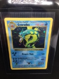 SHADOWLESS Base Set Pokemon Holo Rare Card - Gyarados 6/102