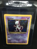 SHADOWLESS Base Set Pokemon Holo Rare Card - Mewtwo 10/102
