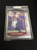 2000 Bowman Chrome Auto Signed Andruw Jones /8 Baseball Card