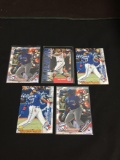 Lot of 5 Vladimir Guerrero Jr. Baseball Cards