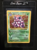 SHADOWLESS Base Set Holo Rare Pokemon Card - Nidoking 11/102