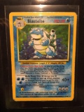 Unlimited Base Set Holo Rare BLASTOISE Pokemon Card - 2/102