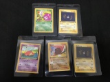 WOW Lot of 5 Vintage 1st Edition Pokemon Cards from AMAZING COLLECTION