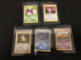 WOW Lot of 5 Vintage 1st Edition Pokemon Cards from AMAZING COLLECTION