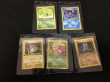 WOW Lot of 5 Vintage 1st Edition Pokemon Cards from AMAZING COLLECTION