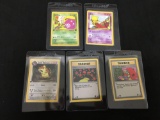 WOW Lot of 5 Vintage 1st Edition Pokemon Cards from AMAZING COLLECTION