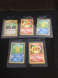 WOW Lot of 5 Vintage 1st Edition Pokemon Cards from AMAZING COLLECTION