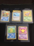 WOW Lot of 5 Vintage 1st Edition Pokemon Cards from AMAZING COLLECTION