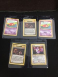 WOW Lot of 5 Vintage 1st Edition Pokemon Cards from AMAZING COLLECTION