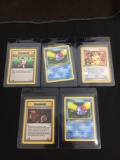 WOW Lot of 5 Vintage 1st Edition Pokemon Cards from AMAZING COLLECTION