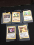 WOW Lot of 5 Vintage 1st Edition Pokemon Cards from AMAZING COLLECTION