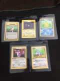 WOW Lot of 5 Vintage 1st Edition Pokemon Cards from AMAZING COLLECTION