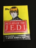 Vintage 1983 Topps Star Wars Return of The Jedi Wax Pack