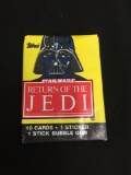 Vintage 1983 Topps Star Wars Return of The Jedi Wax Pack