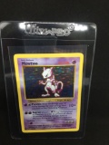 Shadowless Base Set Mewtwo Holo Rare Pokemon Card 10/102