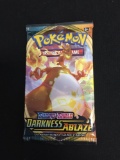 DARKNESS ABLAZE - Factory Sealed 10 Card Booster Pack - POKEMON - VMAX Charizard?