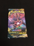 DARKNESS ABLAZE - Factory Sealed 10 Card Booster Pack - POKEMON - VMAX Charizard?