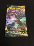 DARKNESS ABLAZE - Factory Sealed 10 Card Booster Pack - POKEMON - VMAX Charizard?