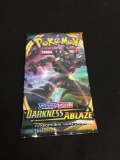 DARKNESS ABLAZE - Factory Sealed 10 Card Booster Pack - POKEMON - VMAX Charizard?