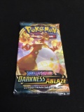 DARKNESS ABLAZE - Factory Sealed 10 Card Booster Pack - POKEMON - VMAX Charizard?