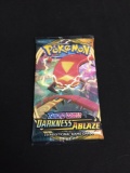 DARKNESS ABLAZE - Factory Sealed 10 Card Booster Pack - POKEMON - VMAX Charizard?