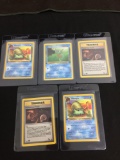 WOW Lot of 5 Vintage 1st Edition Pokemon Cards from AMAZING COLLECTION