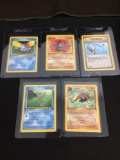 WOW Lot of 5 Vintage 1st Edition Pokemon Cards from AMAZING COLLECTION