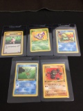 WOW Lot of 5 Vintage 1st Edition Pokemon Cards from AMAZING COLLECTION