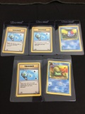 WOW Lot of 5 Vintage 1st Edition Pokemon Cards from AMAZING COLLECTION