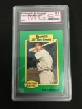 MGS Graded 1987 Baseball's All-Time Greats JOE DIMAGGIO Yankees Baseball Card - Mint 9