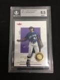 BGS Graded 2001 Fleer Authority Junior Spivey Baseball Card - NM-MT+ 8.5