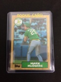 1987 Topps #366 MARK MCGWIRE A's ROOKIE Baseball Card