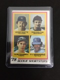 1978 Topps #707 PAUL MOLITOR ALAN TRAMMELL ROOKIE Vintage Baseball Card