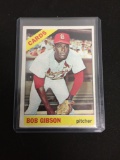 1966 Topps #320 BOB GIBSON Cardinals Vintage Baseball Card