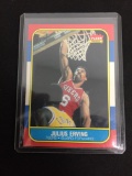 1986-87 Fleer #31 JULIUS ERVING 76ers Vintage Basketball Card