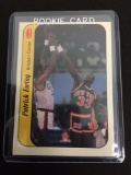 1986-87 Fleer Sticker #6 PATRICK EWING Knicks ROOKIE Basketball Card