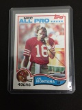 1982 Topps #488 JOE MONTANA 49ers Vintage Football Card