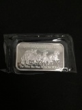 1 Troy Ounce .999 Fine Silver Stagecoach Silver Bullion Bar