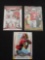 Football rookie lot of 3