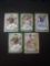 Baseball rc card lot of 5