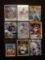 Sports card lot of 9