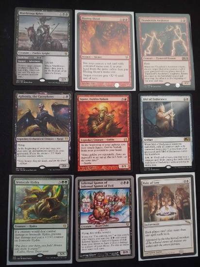 Mtg rare lot of 9