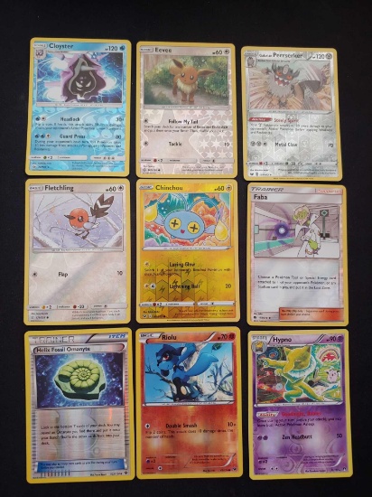 Pokemon holo lot of 9