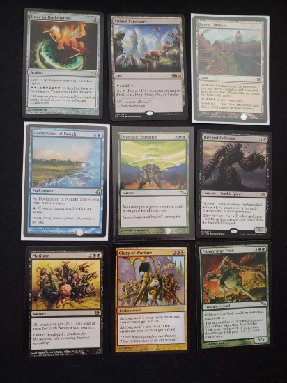 Mtg rare lot of 9