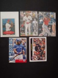 Sports card lot of 5