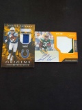 Auto& jersey lot of 2 both #ed