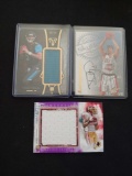 Auto & jersey lot of 3