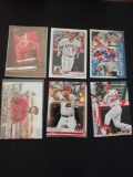 Mike Trout lot of 6