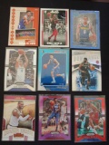 Basketball card lot of 9